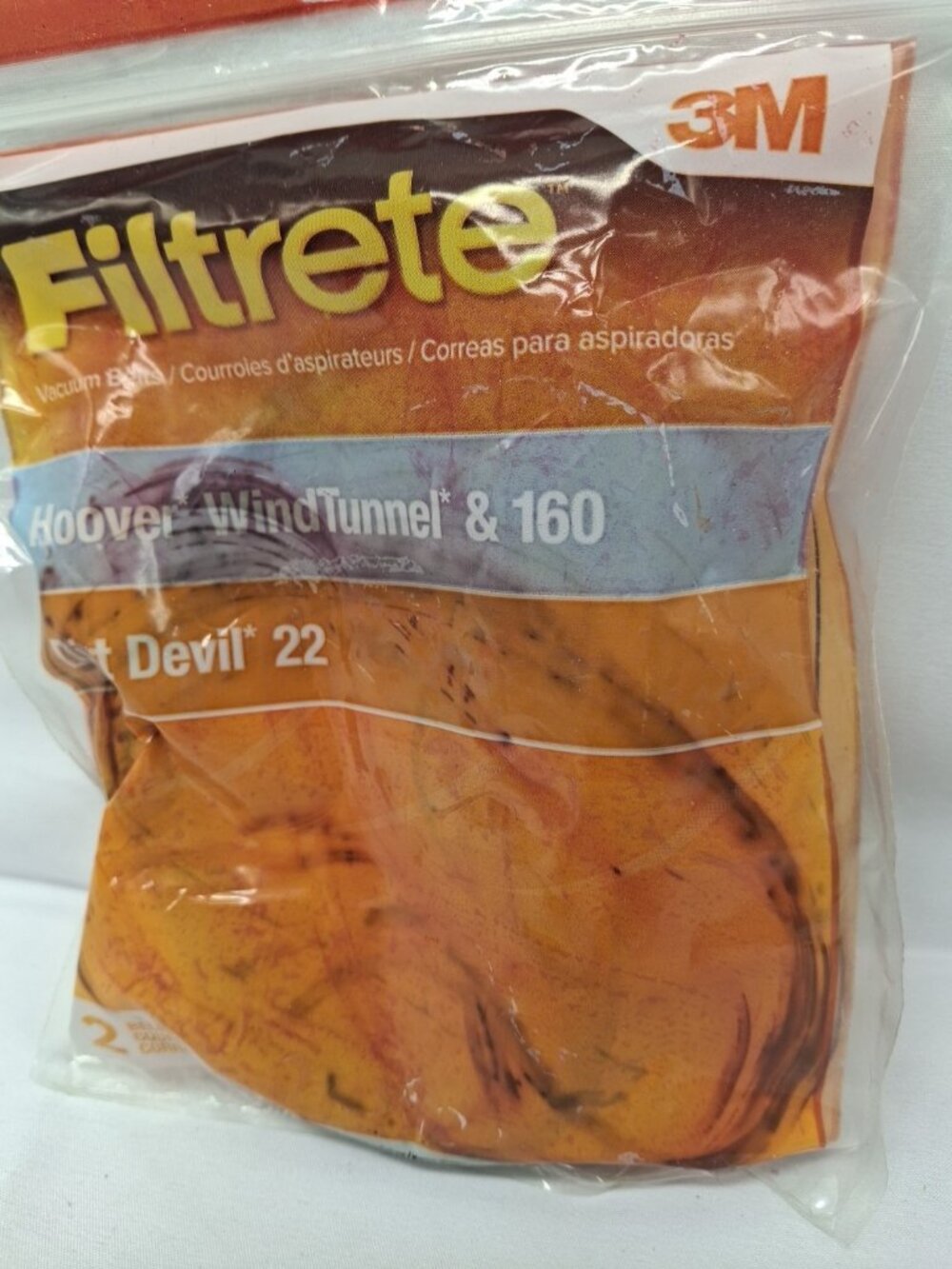 3M Vacuum Belts Hoover Windtunnel Vacuum AH20080 #38528033  Dirt Devil 22, NOP
